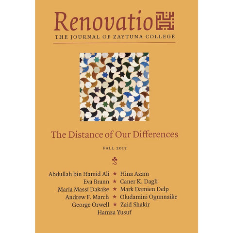 Renovatio: The Distance of Our Differences